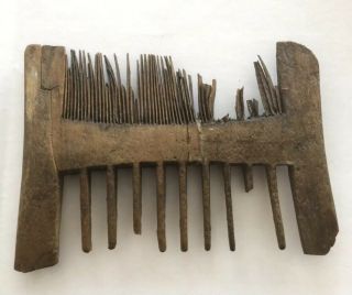 15th - 16th Century.  Wooden Comb.  Dating To Circa 1500.