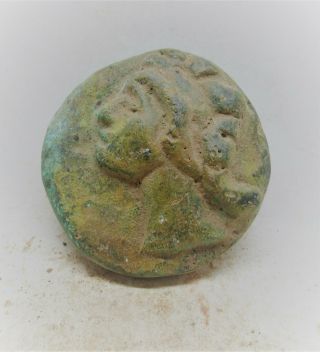 Very Rare Circa 4th Century Bc Ancient Greek Ae Token