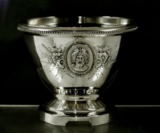 Wood & Hughes Silver Bowl c1870 Medallion 2