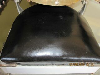 1940 ' s Antique Koken Barber Chair w/ Child ' s Booster Seat 6