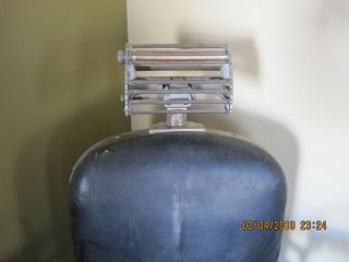1940 ' s Antique Koken Barber Chair w/ Child ' s Booster Seat 7