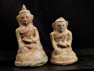 Antique Ava Burmese Buddha Bronze Burma