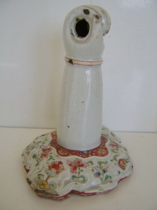 VERY RARE ANTIQUE CHINESE EXPORT CANDLE 17TH 18TH CENTURY - INCENSE BURNER 3