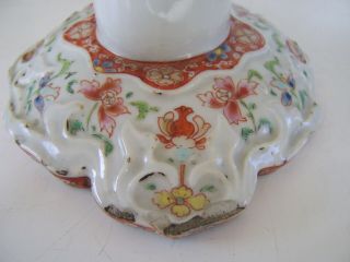 VERY RARE ANTIQUE CHINESE EXPORT CANDLE 17TH 18TH CENTURY - INCENSE BURNER 5