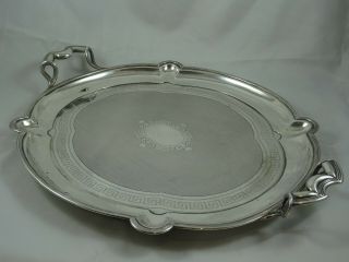 Stunning Austro - Hungarian Solid Silver Tray,  C1890