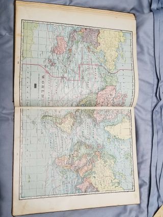 Tunison ' s Peerless Universal Atlas of the World 1904 9