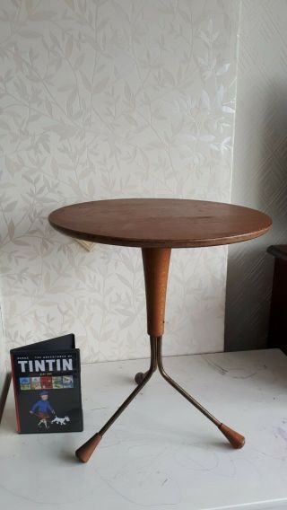 Vintage Retro Scandanavian / Danish / Swedish Wooden Side Table