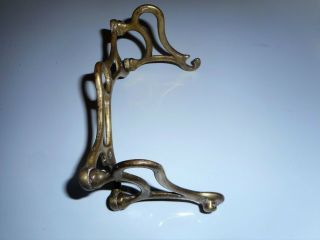 True Antique Vintage Ornate Brass Toilet Paper Holder with Roller by SAN - O - LA 5