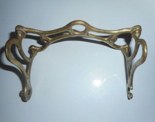 True Antique Vintage Ornate Brass Toilet Paper Holder with Roller by SAN - O - LA 6