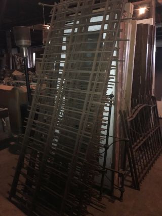 Antique Wrought Iron Fence 39 