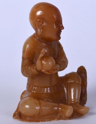 chinese soapstone statue chinese jade buddha shoushan kangxi yongzheng figure 2