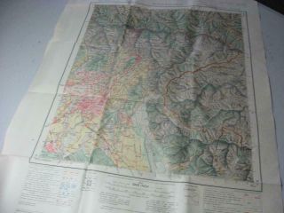 Survey Of India Map Dehra Dun Uttar Pradesh Sheet No53j/3 Very Good 1953 Map