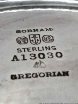 Vintage Gorham Gregorian Sterling Silver Repousse Large Centerpiece Bowl 36ozt 10