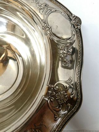 Vintage Gorham Gregorian Sterling Silver Repousse Large Centerpiece Bowl 36ozt 5