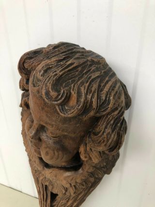 Stunning Antique Cherub/ Angel / Putti carved in wood circa 1880 (1) 6