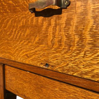Antique Quartersawn Oak Single Stack Filing Cabinet by Library Bureau 8