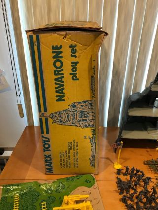 Navarone Giant Playset Vintage 3412.  1974.  Marx Toys 10