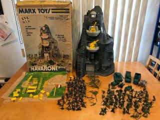 Navarone Giant Playset Vintage 3412.  1974.  Marx Toys