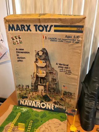 Navarone Giant Playset Vintage 3412.  1974.  Marx Toys 7