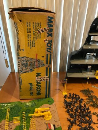 Navarone Giant Playset Vintage 3412.  1974.  Marx Toys 9