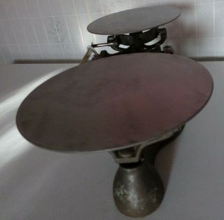 Vtg Scale Detecto Double Pan Balance Case Base Cap 76 LBS No 1 Good Shape 5