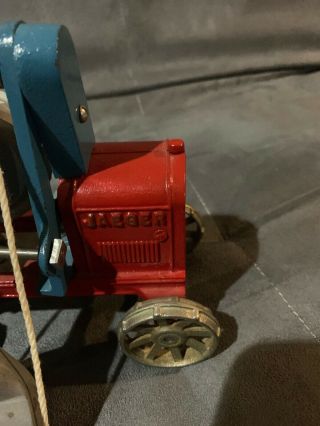 Antique Cast Iron Kenton Toys Concrete Jaeger Cement Mixer 2