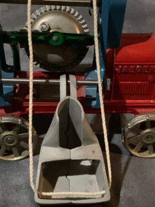 Antique Cast Iron Kenton Toys Concrete Jaeger Cement Mixer 9