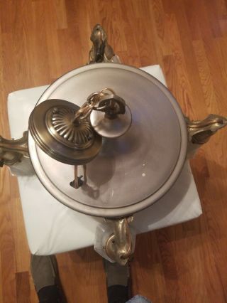 Antique Pan Chandelier 4 Arm Ceiling Light Fixture 4