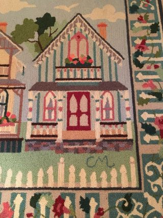 Claire Murray 100 Wool Heirloom Hand - made Rug.  Victorian Cottages 2