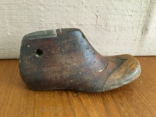 Vintage Wooden Wood Childs Boot Shoe Cobblers Last Form