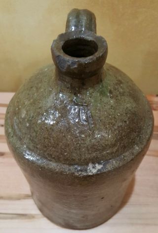 Edgefield pottery Southern stoneware BF Landrum crock jug 11