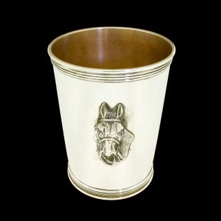Vintage Sterling Silver Benjamin Trees Horse Julep Cup No Monogram Kentucky