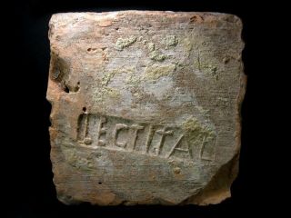 Extremely Rare,  Well Preserved Roman Legio I Italica Stamped Brick