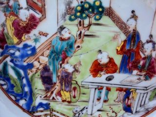 IMPRESSIVE 22.  5CM Chinese Qianlong 1736 - 95 Famille Rose Plate Antique Oriental 6