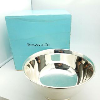 Tiffany & Co Sterling Silver Maker Revere Footed Finger 7 