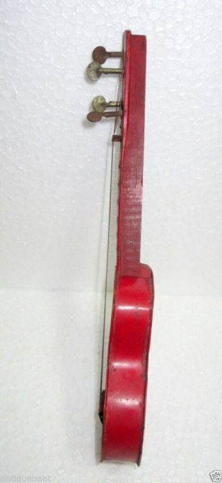 Vintage Old Rare ATC Tread Mark Cow Boy & Gun Litho Print Guitar Tin Toy,  Japan 12