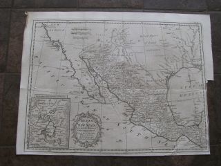 1777 Large Map Of Texas,  Mexico,  Spain