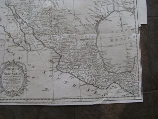 1777 Large Map of Texas,  Mexico,  Spain 4