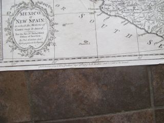1777 Large Map of Texas,  Mexico,  Spain 7