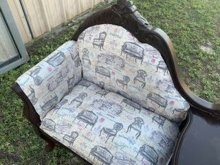 Antique Victorian Style Gossip Telephone Bench