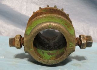 Vintage Industrial Machine Age Steel/Cast iron Gear Steampunk Art Lamp Part 4