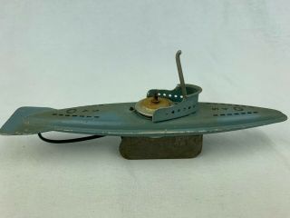 British Harold Flory S4 Submarine Toy 1949/1950 ' s 2