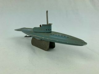 British Harold Flory S4 Submarine Toy 1949/1950 ' s 5