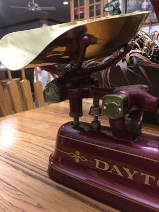 Cast Iron Antique Dayton Candy/ Mercantile Scale,  Restored In.   3