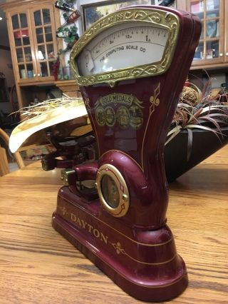 Cast Iron Antique Dayton Candy/ Mercantile Scale,  Restored In.   4