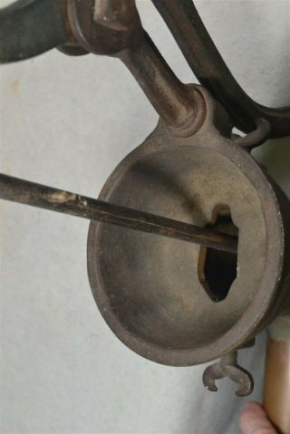 pump hand water copper iron 41 in.  farm kitchen yard antique rare 1890 5