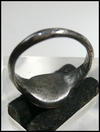 Rare Early Medieval Silver Norse Viking Decorated Finger Ring – ‘Helm of Awe’ 7