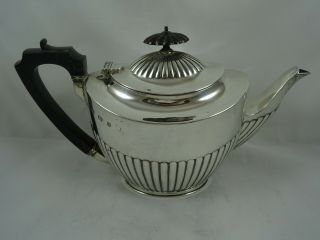 Quality,  Victorian Solid Silver Tea Pot,  1900,  712gm