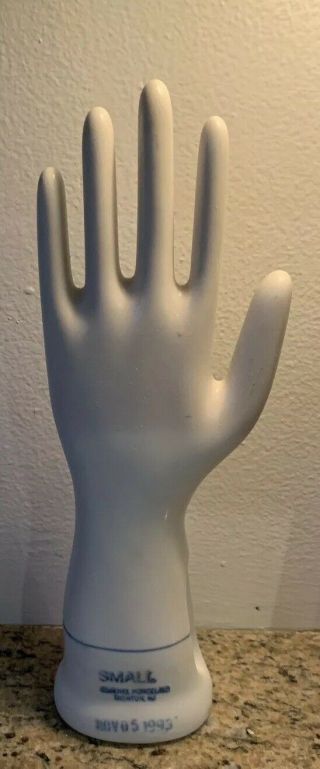 Vintage Ceramic Hand Glove Mold General Porcelain Trenton Nj Small