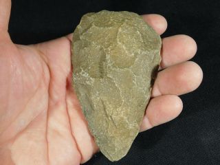 A ONE Million Year Old Early Stone Age ACHEULEAN AAA HandAxe Mauritania 150gr e 10